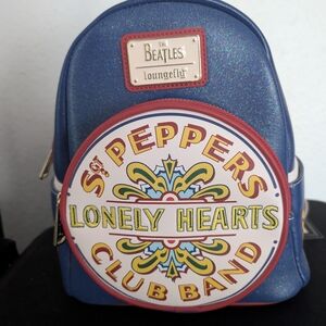Loungefly Multicolor Beatles Mini Backpack